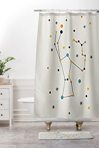 Alisa Galitsyna Orion Constellation Shower Curtain And Mat