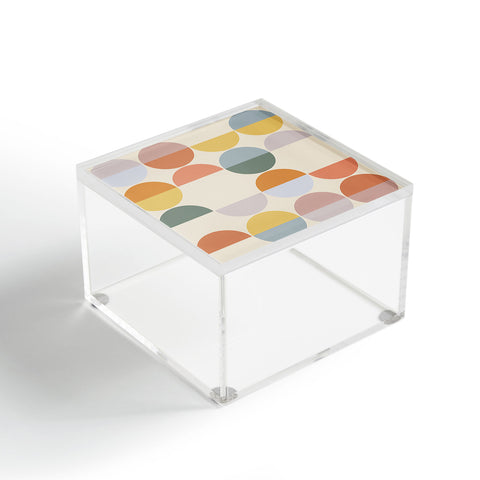 Alisa Galitsyna Pastel Geometric Shapes 2 Acrylic Box