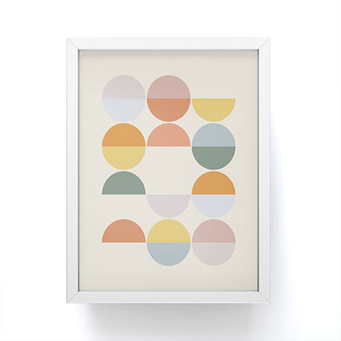 Alisa Galitsyna Pastel Geometric Shapes 2 Framed Mini Art Print