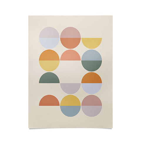 Alisa Galitsyna Pastel Geometric Shapes 2 Poster