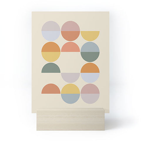 Alisa Galitsyna Pastel Geometric Shapes 2 Mini Art Print