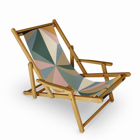 Alisa Galitsyna Pastel Triangles Sling Chair