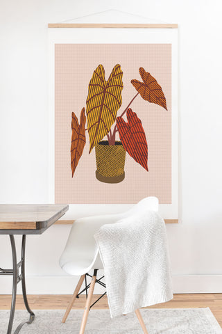 Alisa Galitsyna Patterned Alocasia 2 Art Print And Hanger