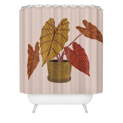 Alisa Galitsyna Patterned Alocasia 2 Shower Curtain