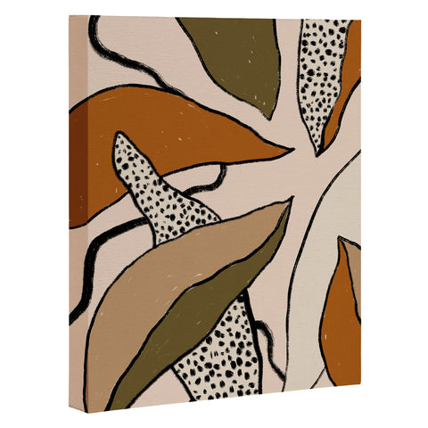Alisa Galitsyna Patterned Tropical Leaves Art Canvas