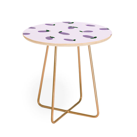 Alisa Galitsyna Plums Round Side Table