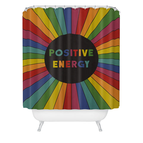 Alisa Galitsyna Positive Energy Shower Curtain