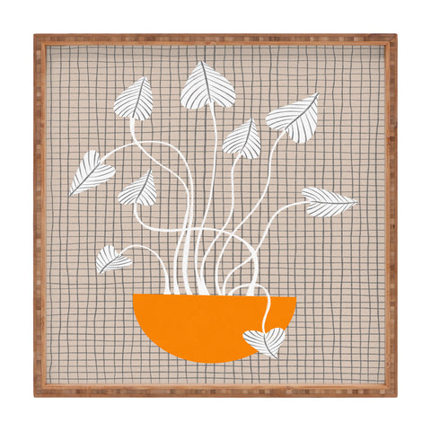 Alisa Galitsyna Potted Plant Square Tray