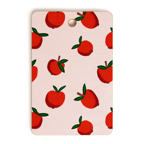 Alisa Galitsyna Red Apples Cutting Board Rectangle