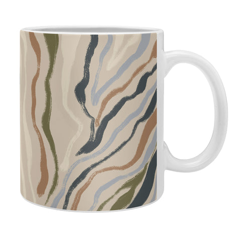 Alisa Galitsyna Rivers Topographic Map Coffee Mug
