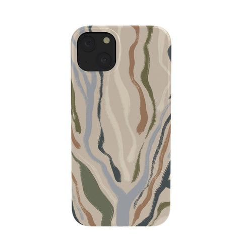 Alisa Galitsyna Rivers Topographic Map Phone Case
