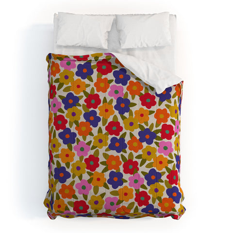 Alisa Galitsyna Tiny Flower Pattern Comforter