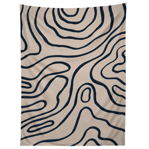 Alisa Galitsyna Topographic Map Tapestry