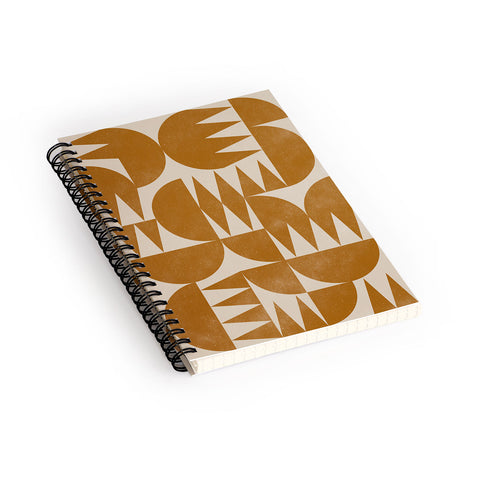 Alisa Galitsyna Woodblock Pattern Spiral Notebook