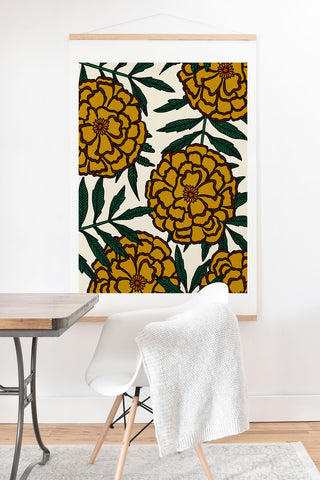 Alisa Galitsyna Yellow Marigolds Art Print And Hanger