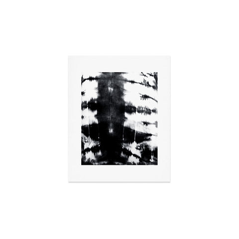 alison janssen black and white shibori Art Print