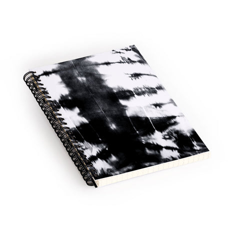 alison janssen black and white shibori Spiral Notebook