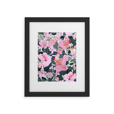 alison janssen Hi Hibiscus Framed Art Print