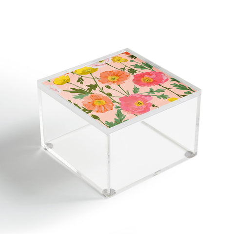 alison janssen Large Poppy Coral Acrylic Box