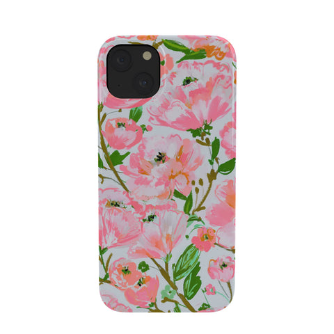 alison janssen Pink Summer Roses Phone Case