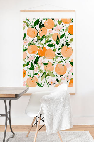 alison janssen Spring Clementines Art Print And Hanger
