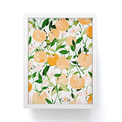 alison janssen Spring Clementines Framed Mini Art Print