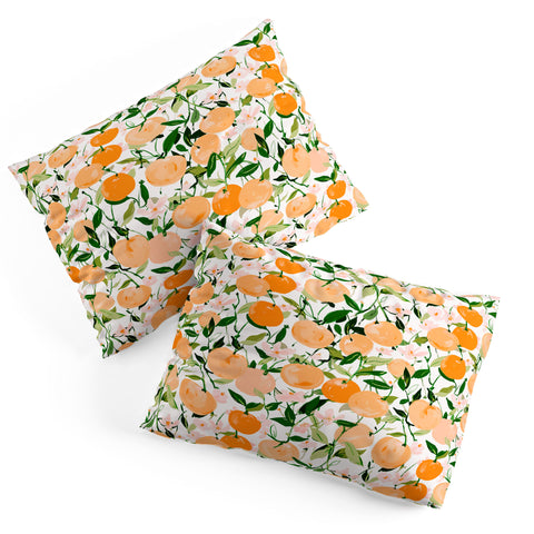 alison janssen Spring Clementines Pillow Shams