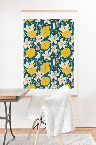 alison janssen tropical hibiscus 2 Art Print And Hanger