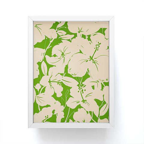 alison janssen Tropical Silhouette Framed Mini Art Print