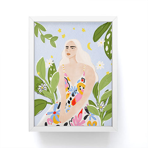 Alja Horvat Abstract dress Framed Mini Art Print