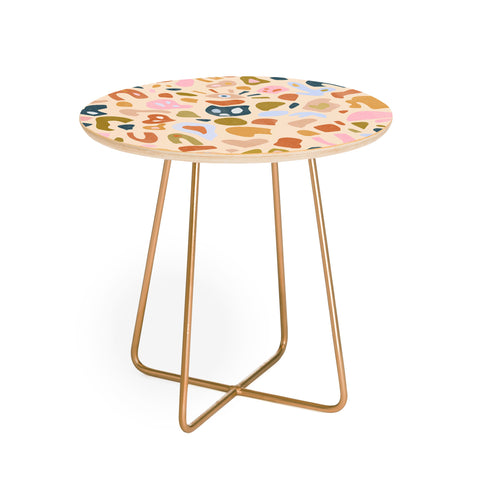 Alja Horvat Abstract Paper Cuts Round Side Table