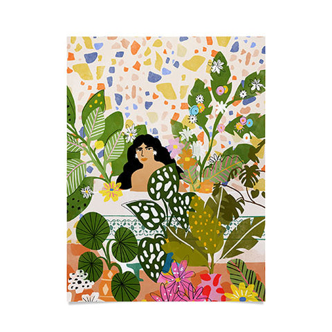Alja Horvat Bathing With Plants Poster