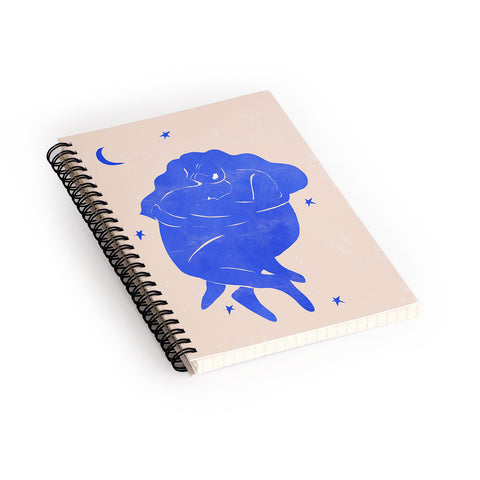 Alja Horvat Blue Part II Spiral Notebook