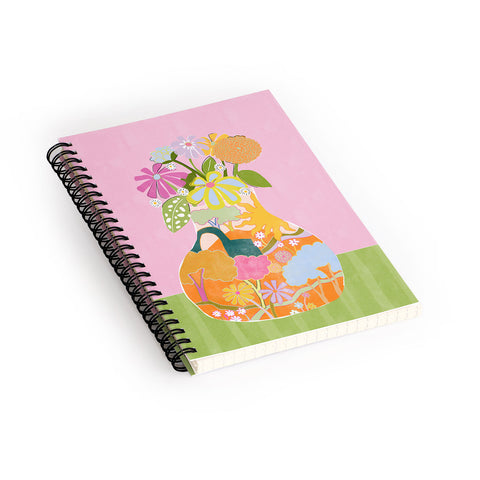 Alja Horvat Colourful Garden Spiral Notebook
