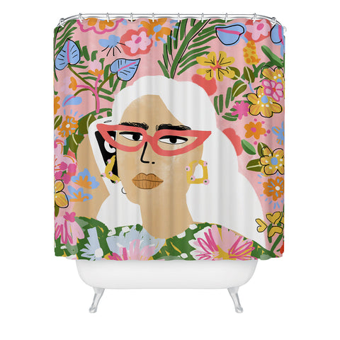 Alja Horvat Fashion Is Calling Me Shower Curtain