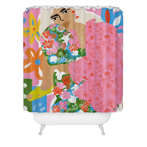 Alja Horvat Living in Chaos Shower Curtain