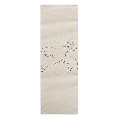 Alja Horvat peace bird Yoga Towel