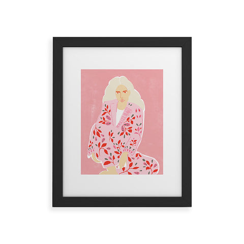 Alja Horvat Pink Lady Framed Art Print