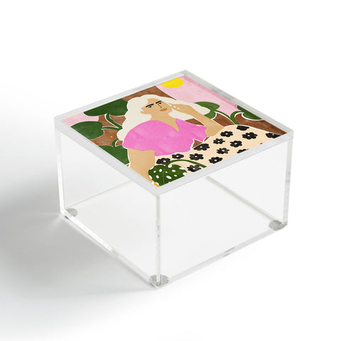 Alja Horvat Spending time with my plants Acrylic Box