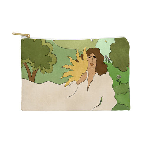Alja Horvat Sun in her hands Pouch