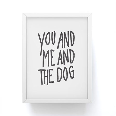 Alja Horvat You Me and Dog Framed Mini Art Print