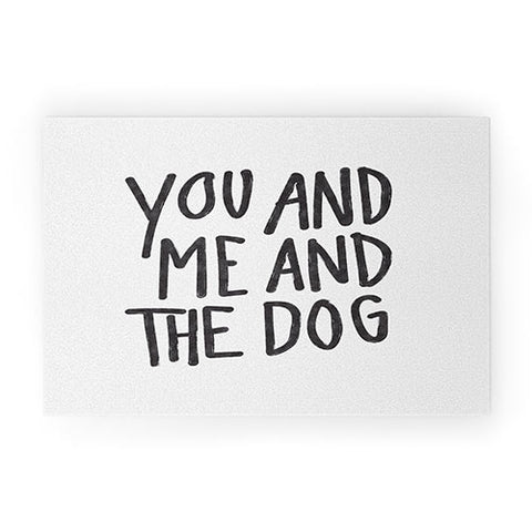 Alja Horvat You Me and Dog Welcome Mat