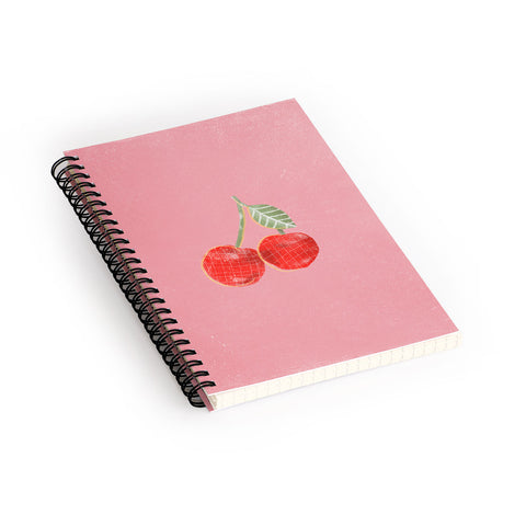 Alja Horvat Yummi Cherry Spiral Notebook
