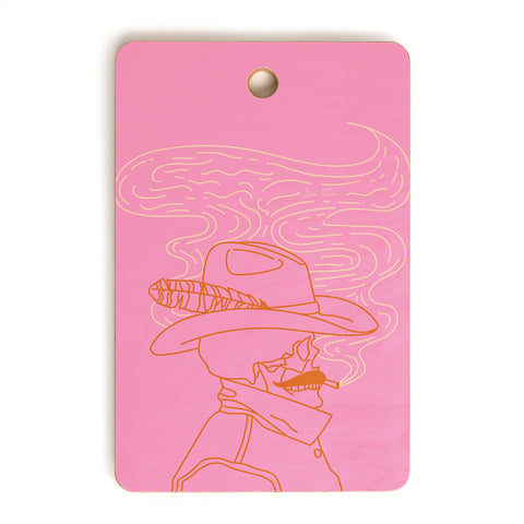 Allie Falcon Love or Die Tryin Cowhand Cutting Board Rectangle