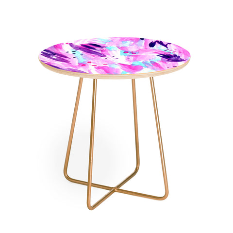 Allyson Johnson 80s glam Round Side Table