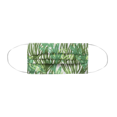 Allyson Johnson Abstract greenery Face Mask