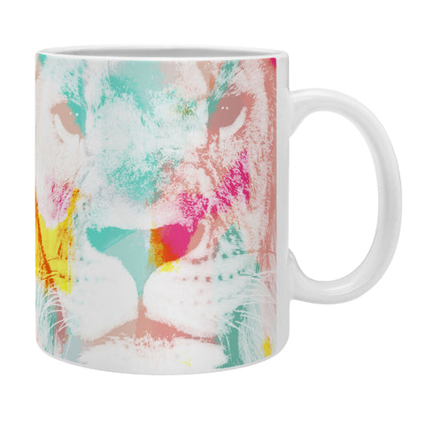 Allyson Johnson Abstract Lion Coffee Mug