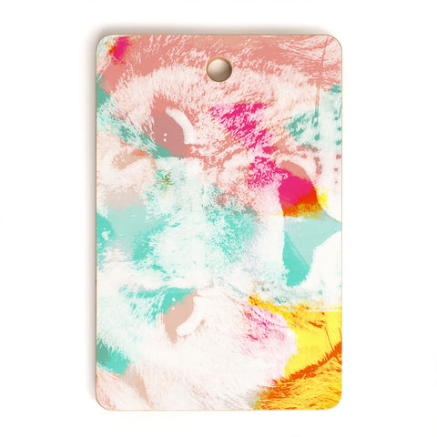 Allyson Johnson Abstract Lion Cutting Board Rectangle