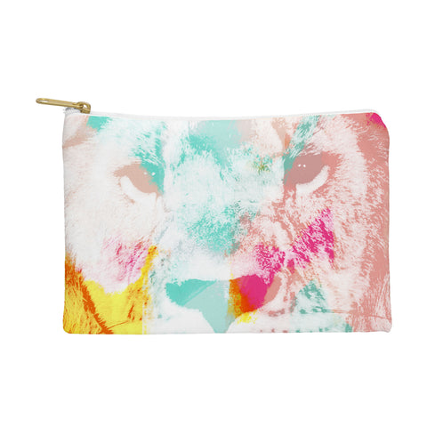 Allyson Johnson Abstract Lion Pouch