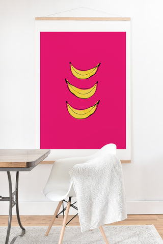 Allyson Johnson Banana Art Print And Hanger